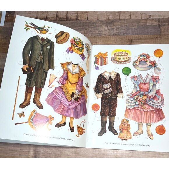 Old-Fashioned Children Paper Dolls In Full Color By Evelyn Gathings 13 Pages - Picture 3 of 7